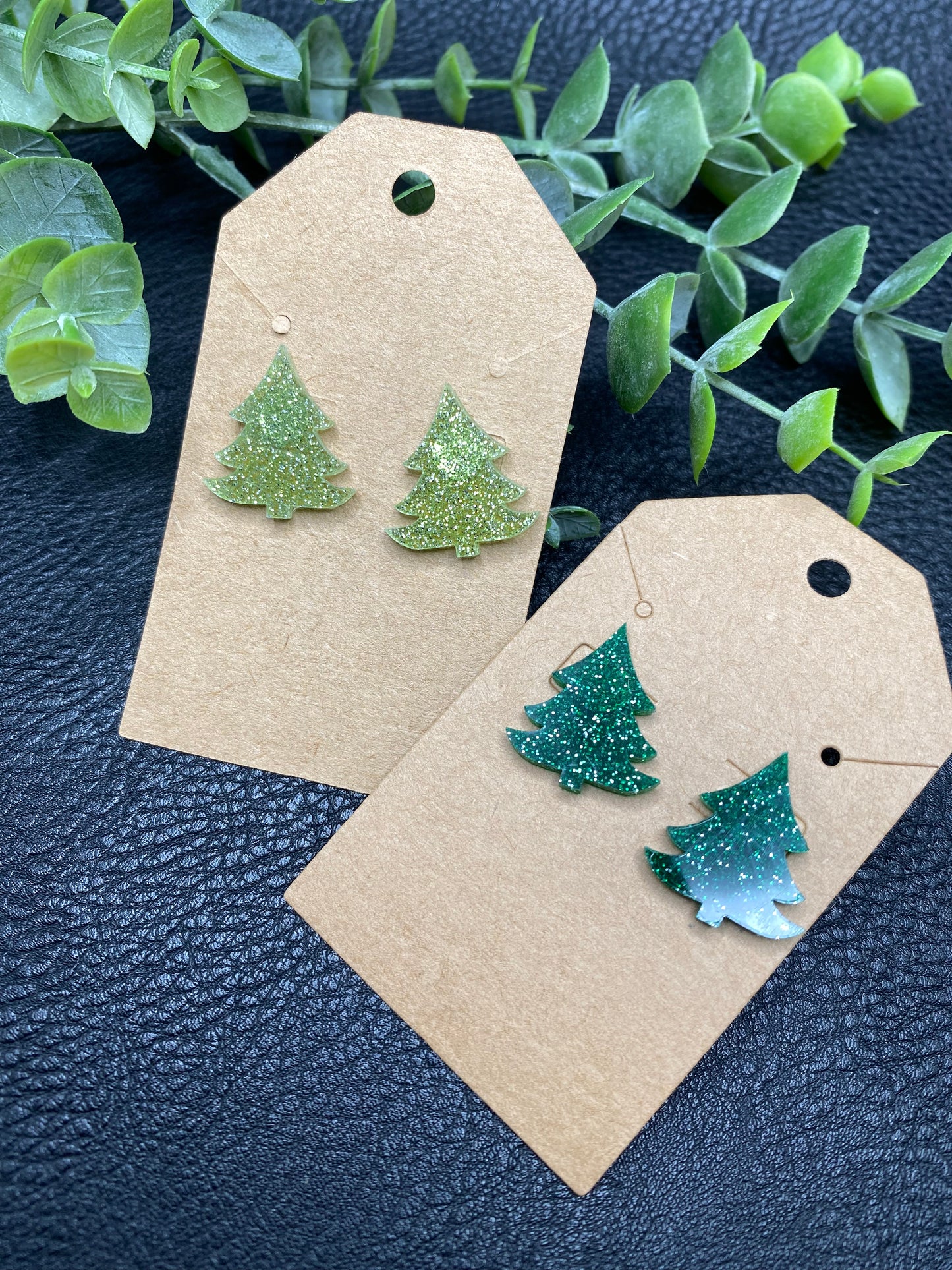 Christmas Tree Post Earrings