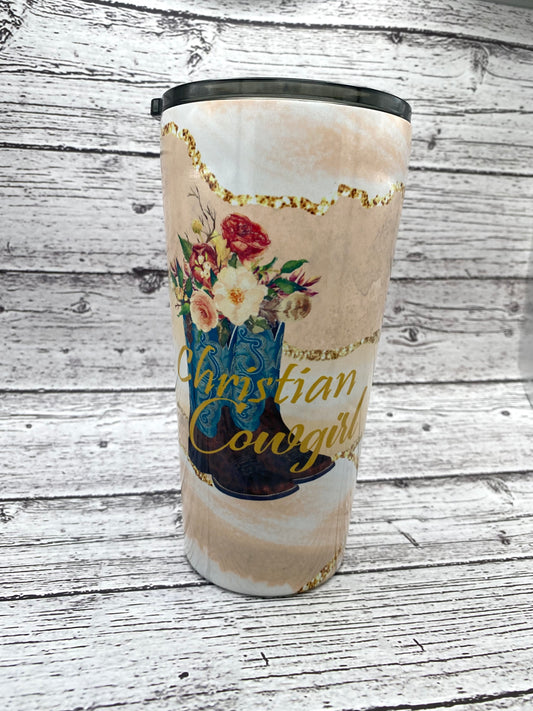 Christian Cowgirl 16oz Sublimation Tumbler